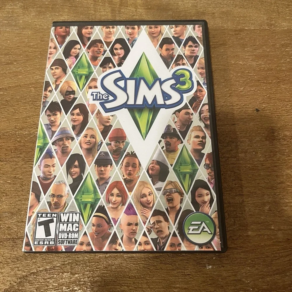 Sims 3 PC Mac 2009 EA Video Game Complete Disc Manual Inserts Registration Code
